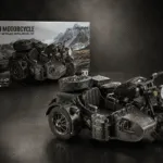 750 Motorcycle – kovový 3D model