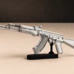 AK-47 – kovový 3D model