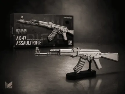 AK-47 – kovový 3D model