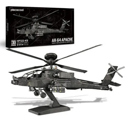 AH-64 Apache – hotový kovový 3D model