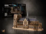 Katedrála Notre-Dame – kovový 3D model