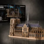 Katedrála Notre-Dame – kovový 3D model