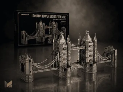 London Tower Bridge – kovový 3D model