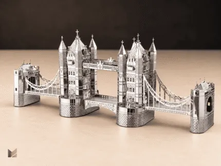 ondon Tower Bridge – kovový 3D model