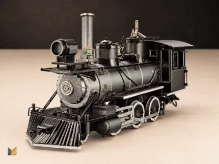 Mogul Lokomotíva – kovový 3D model