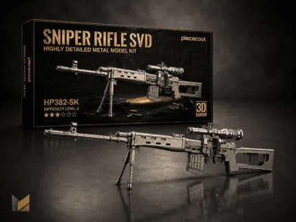 SVD Dragunov – kovový 3D model