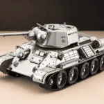 T-34 – kovový 3D model tanku