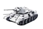 Detail kovového 3D modelu T-34