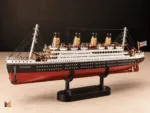 Titanic – kovový 3D model lode