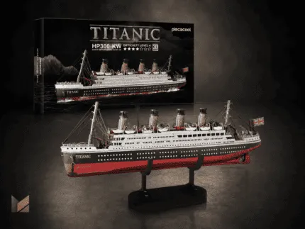 Titanic – kovový 3D model lode