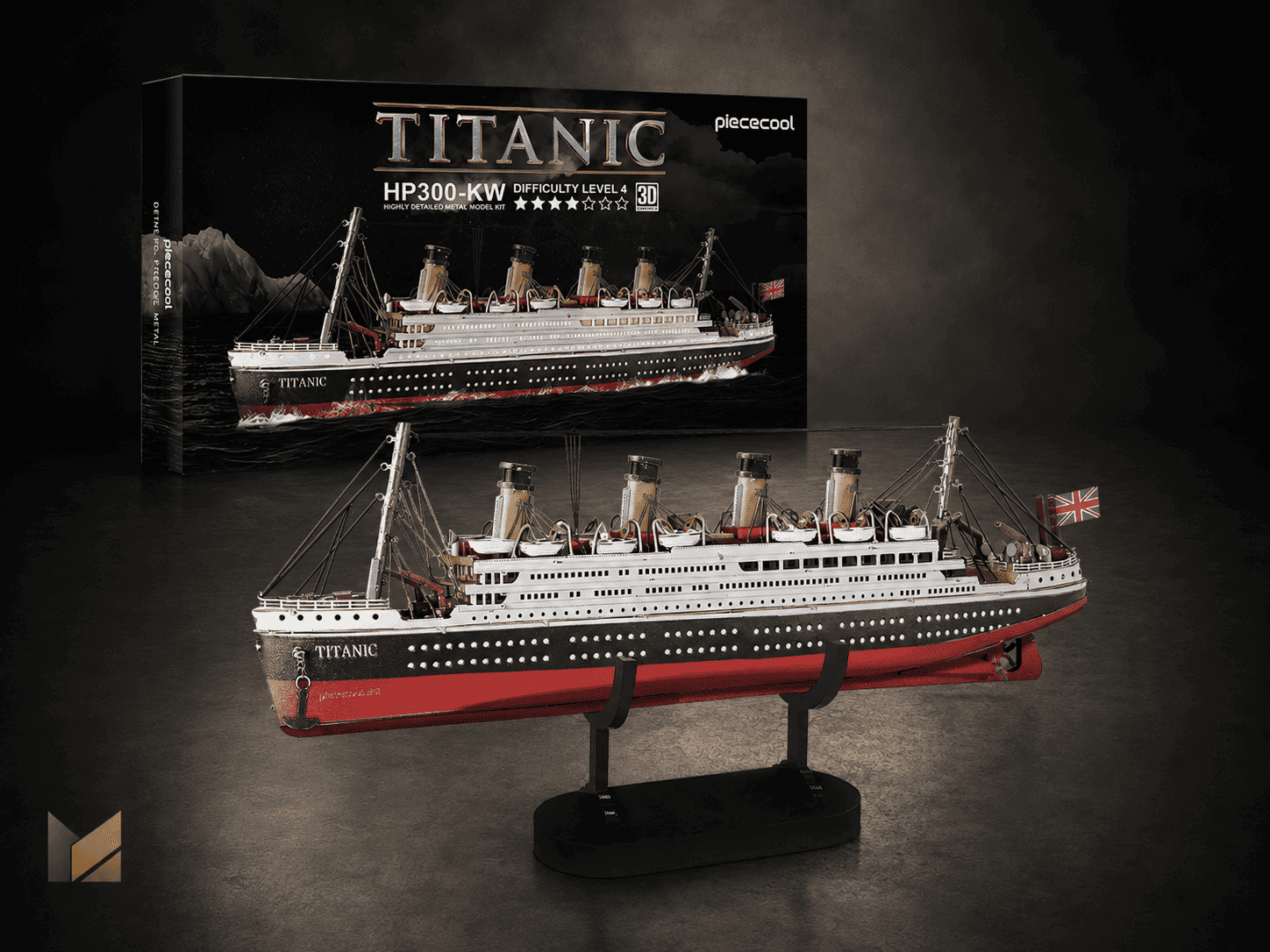 Titanic 1_ Titanic – kovový 3D model lode